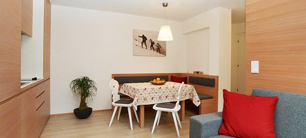 La zona giorno Villa Rienzner - Appartamenti 3 soli