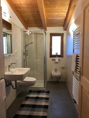 Foto del bagno Appartamenti in agriturismo Bergerhof