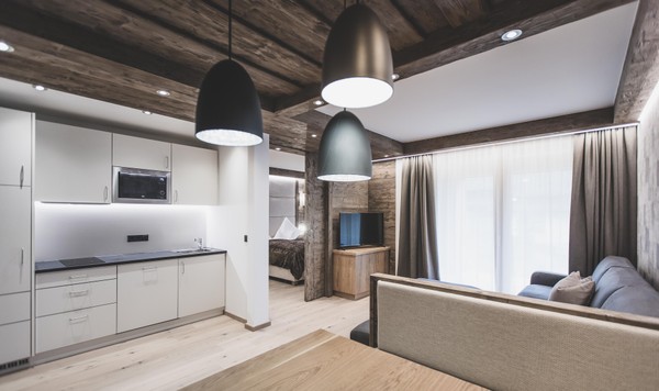 La zona giorno Aparthotel HIRBEN Naturlaub