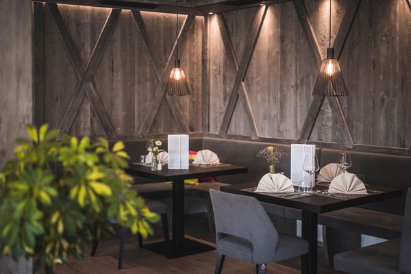 Il ristorante Villabassa HIRBEN Naturlaub