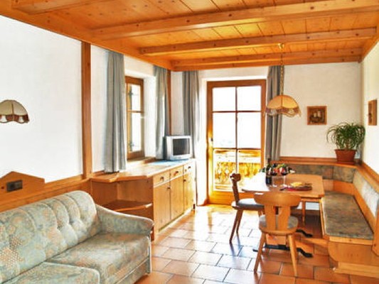 La zona giorno Appartamenti Häuslerhof