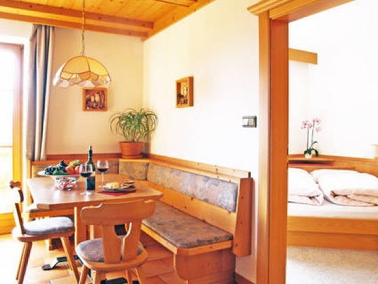 La zona giorno Appartamenti Häuslerhof