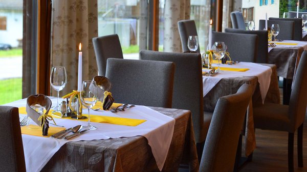 Il ristorante Braies Trenker
