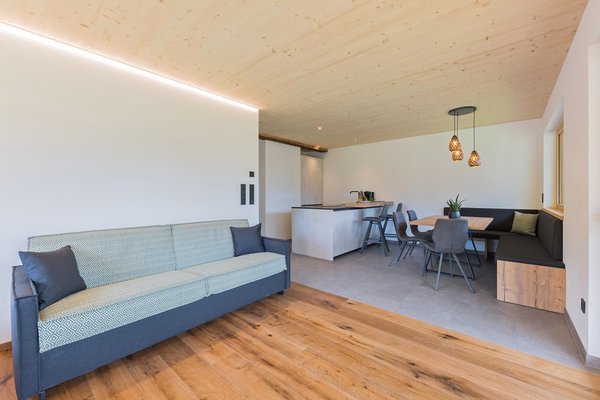 La zona giorno Residence Bergheim