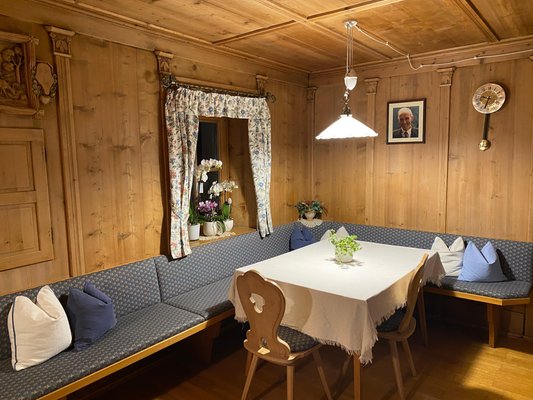 Die Gemeinschaftsräume B&B auf dem Bauernhof Stauderhof