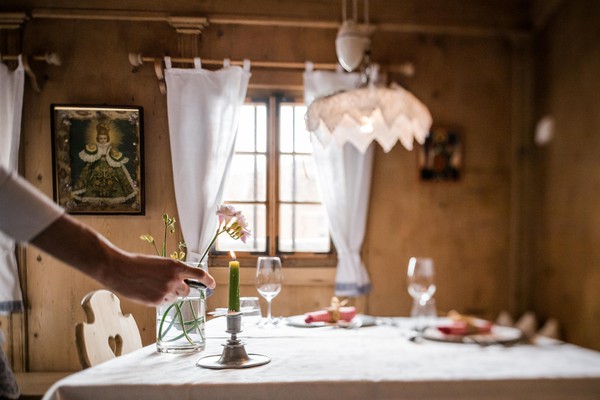 The restaurant Sesto / Sexten Alpenwellnesshotel St. Veit
