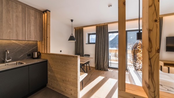 Foto della cucina Im Wiesengrund Apartments