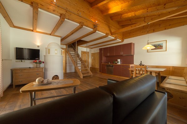 La zona giorno Handra - Residence 3 stelle