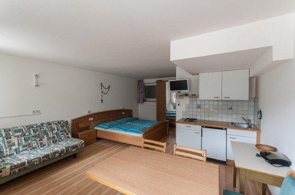 La zona giorno Appartamenti Villa Haunold