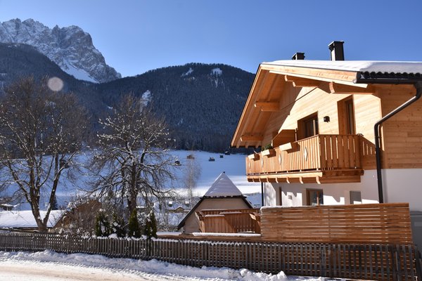 Foto esterno in inverno Haus Oberpauler