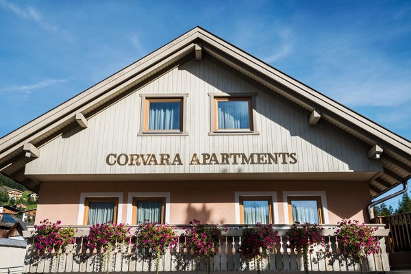 Photo exteriors in summer Corvara Apartments