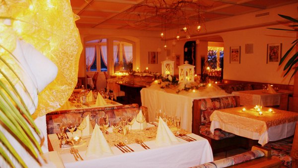 Il ristorante Resia Etschquelle