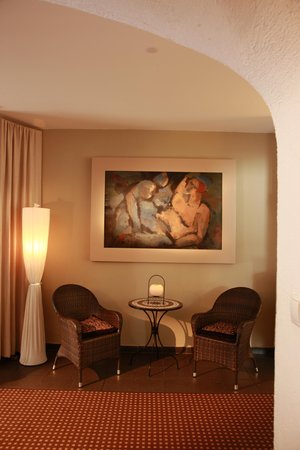 The common areas Hotel Am Reschensee