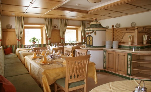 Il ristorante Curon Goldener Adler