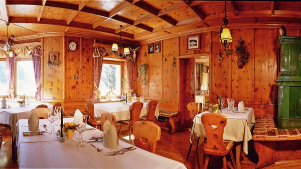 Il ristorante Curon Goldener Adler