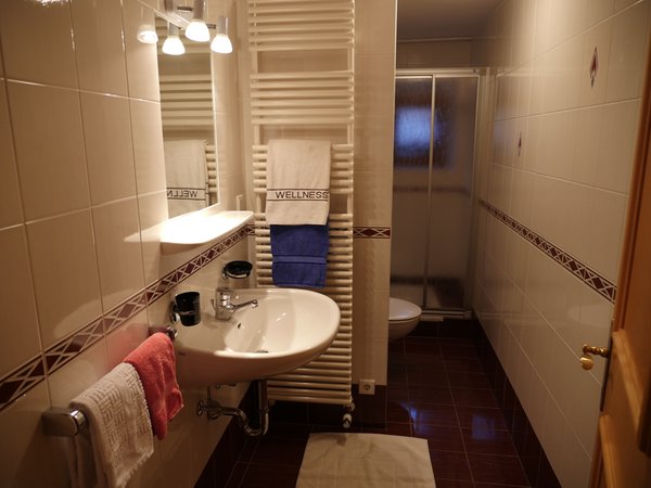 Foto del bagno Camere private + Appartamenti Haus Talblick