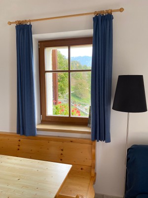 La zona giorno Appartamenti in agriturismo Montecinhof