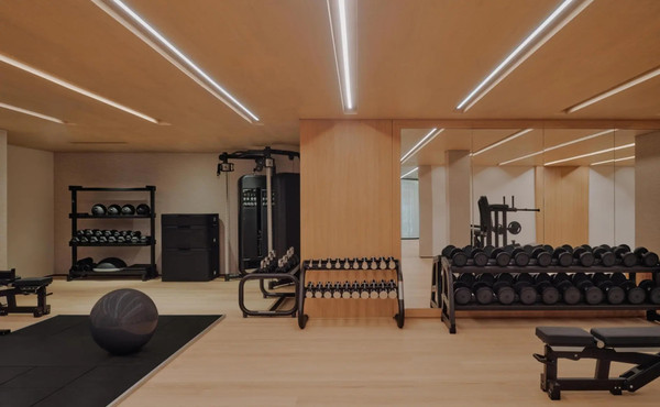 Photo of the fitness area AMAN Rosa Alpina Hotel