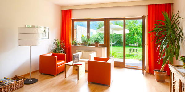 La zona giorno Residence Kortscherhof