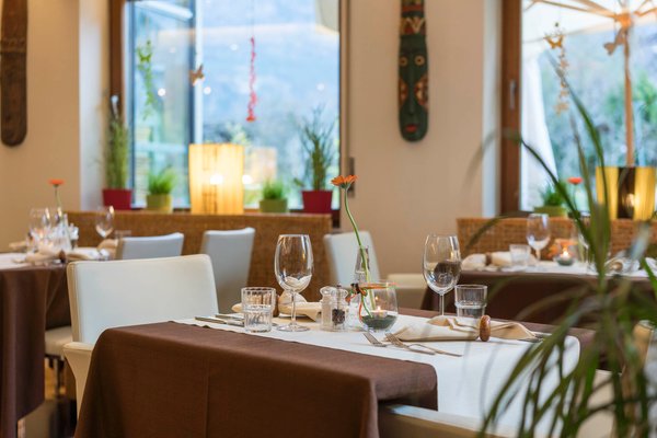 The restaurant Coldrano / Goldrain (Laces - Val Martello / Latsch - Martelltal) Bamboo