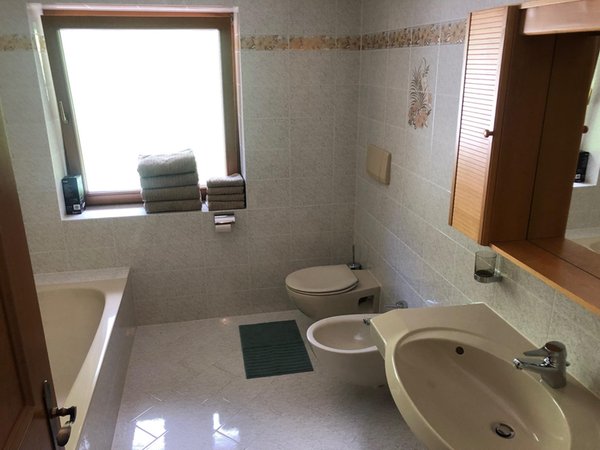 Foto del bagno Appartamenti in agriturismo Pixnerhof