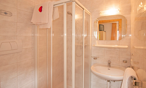 Foto del bagno B&B in agriturismo Obermairhof