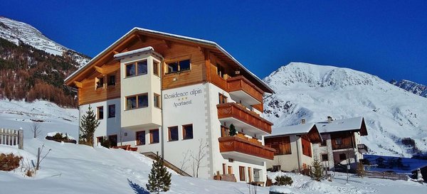 Foto invernale di presentazione Residence Alpin