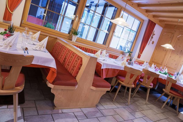 Il ristorante Resia Schwarzer Adler