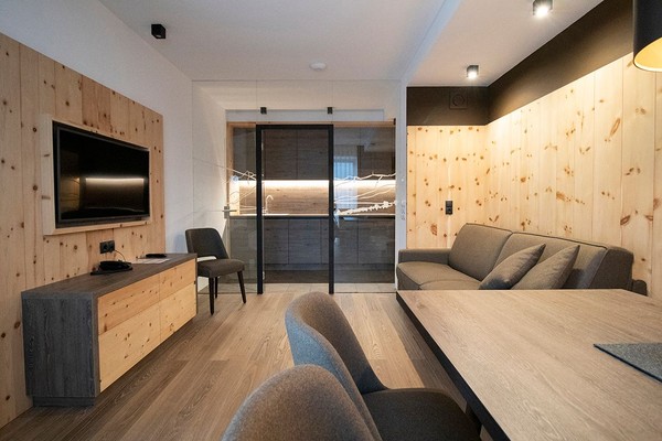 La zona giorno Haus Lechthaler