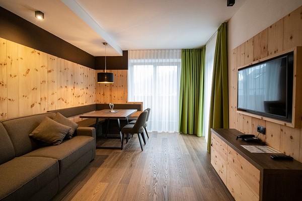 La zona giorno Haus Lechthaler