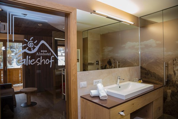 Foto del bagno Hotel Glieshof