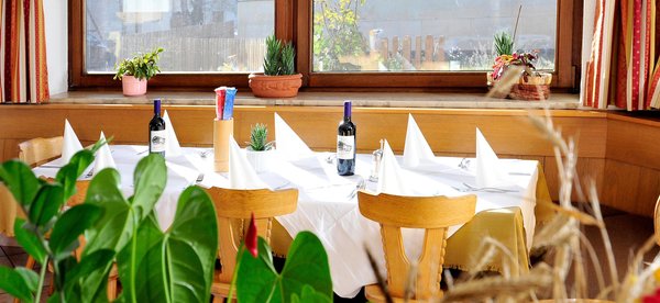 Il ristorante Malles - Burgusio Bruggerhof