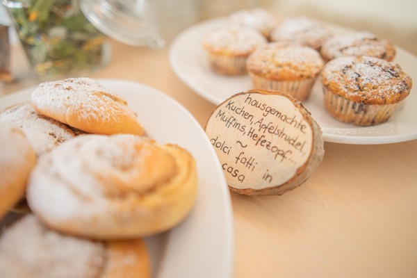 La colazione B&B + Appartamenti in agriturismo Inner Glieshof