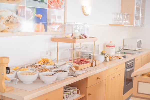La colazione B&B + Appartamenti in agriturismo Inner Glieshof
