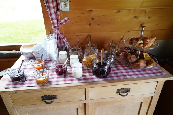 La colazione B&B + Appartamenti in agriturismo Sesvennahof