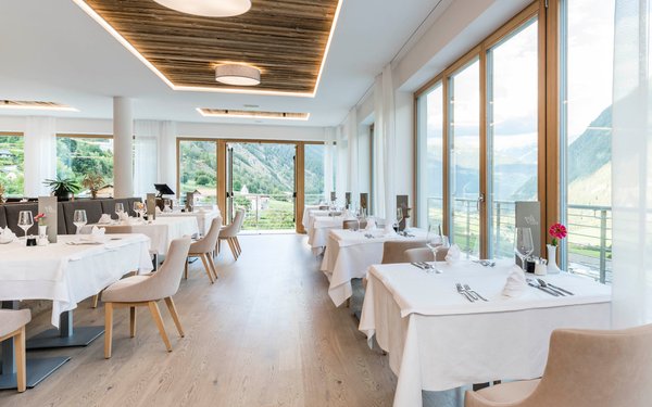 The restaurant Tubre in Val Monastero / Taufers im Münstertal Tuberis Nature & Spa Resort