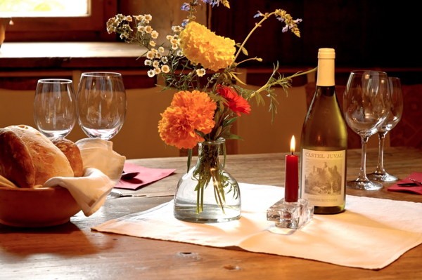 The restaurant Castelbello - Ciardes / Kastelbell - Tschars Schlosswirt Juval