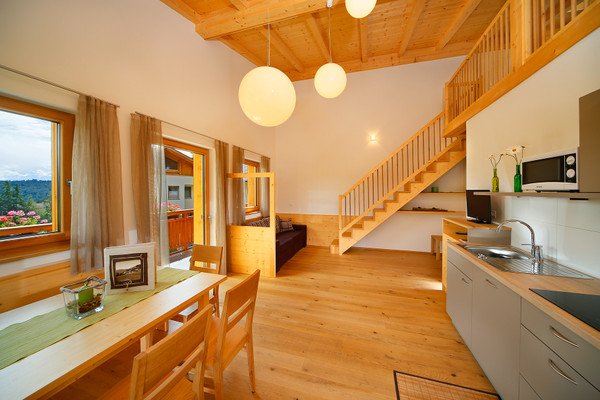 The living area Farmhouse apartments Beimsteinhof