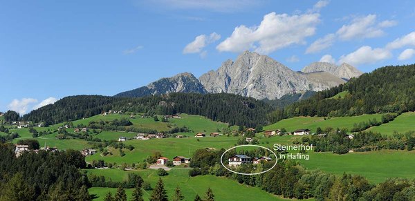 La posizione B&B + Appartamenti in agriturismo Steinerhof Avelengo