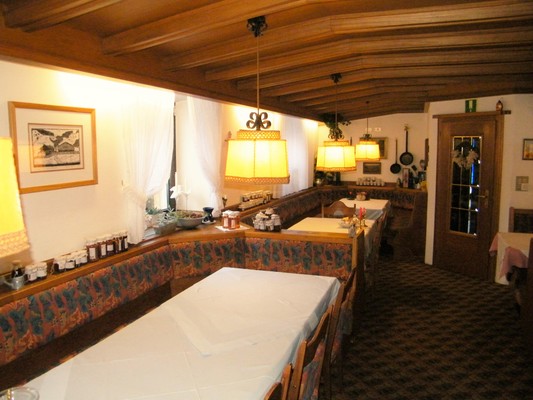 Das Restaurant Vernagt am See (Schnalstal) Leithof