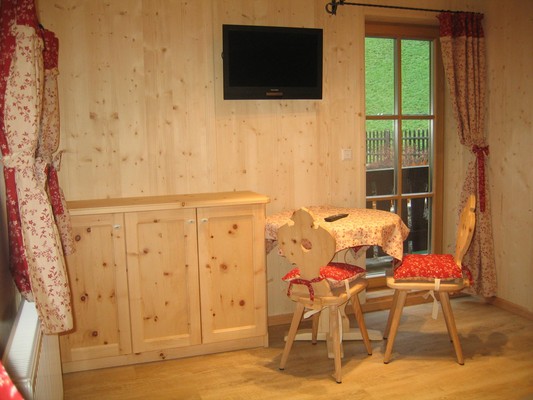La zona giorno Pensione in agriturismo Nassreidhof