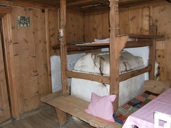 La zona giorno Untervernatschhof - Camere + Appartamenti in agriturismo 3 fiori