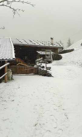 Foto esterno in inverno Untervernatschhof