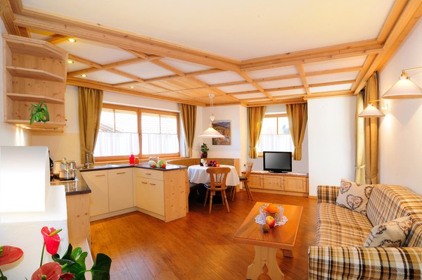 Der Wohnraum Ferienwohnungen auf dem Bauernhof Röschhof