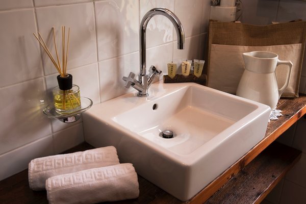 Foto del bagno Appartamenti in agriturismo Tenuta Gurtenhof