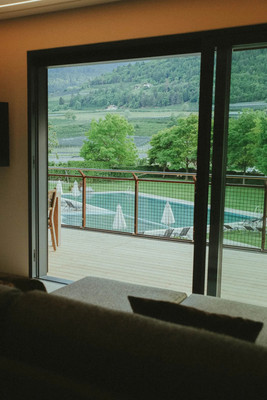 Photo of the outdoor swimming pool