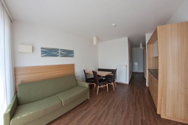 La zona giorno Residence Aqualis