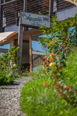 Foto Außenansicht Restaurant Aqualis