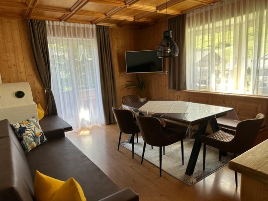La zona giorno Hotel Alpenblick
