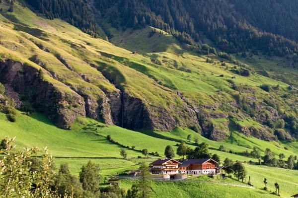 Lage Ferienwohnungen auf dem Bauernhof Egarthof Moos in Passeier